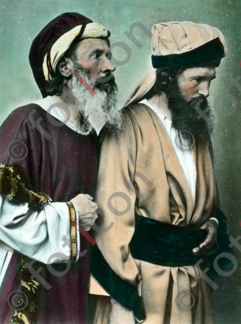 Zwei Pharisäer | Two Pharisees - Foto foticon-simon-105-077.jpg | foticon.de - Bilddatenbank für Motive aus Geschichte und Kultur